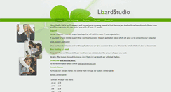 Desktop Screenshot of lizardstudio.com